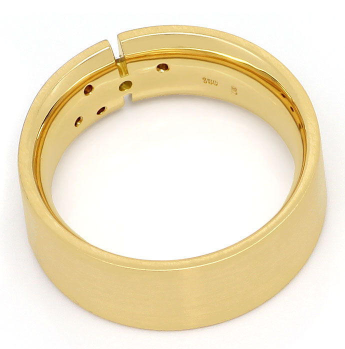 Foto 3 - Extra massiver 18K/750 Herren Brillant-Ring in Gelbgold, S3595