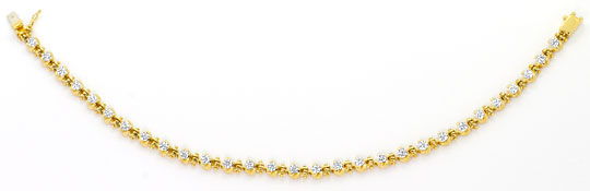 Foto 1 - Diamanten Tennis Armband 1,78ct Brillanten 18K Gelbgold, S4554