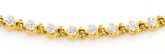 Foto 2 - Diamanten Tennis Armband 1,78ct Brillanten 18K Gelbgold, S4554